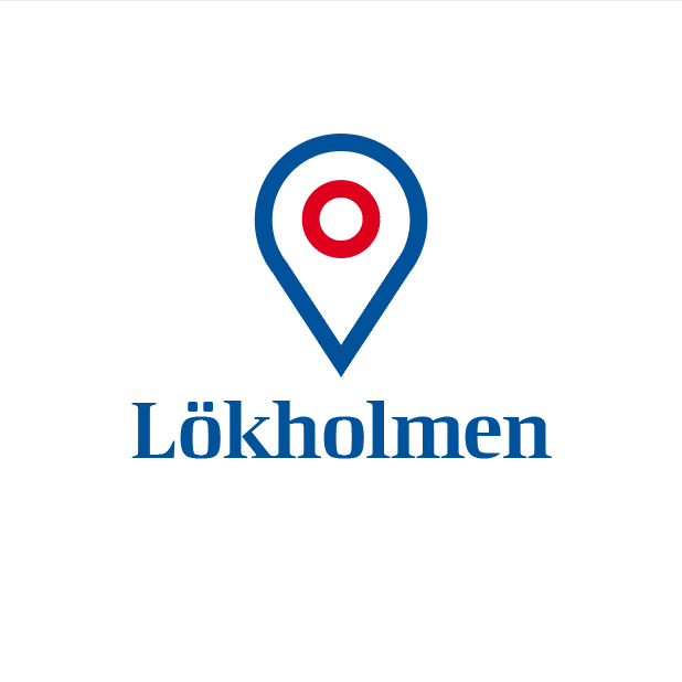 Kartmarkör förLökholmen